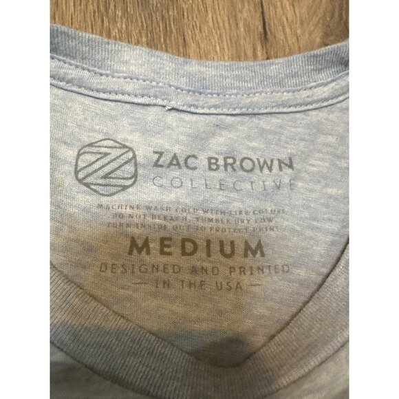 Zac Brown Band Everything Will Be Alright Graphic T-Shirt Medium - Picture 3 of 3